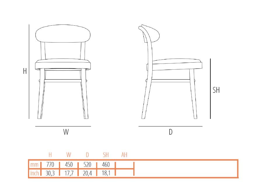 Мягкий стул Wiener GTV Design KIPFERL ARCH-00046618 - Вид №7