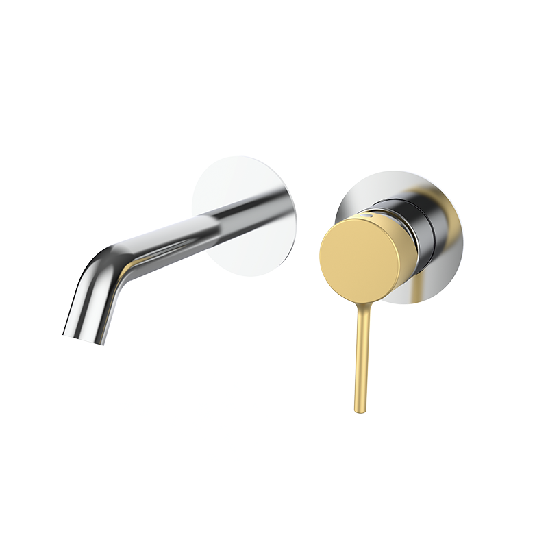 47535407 PREMIUM Хром Встроенный Умывальник Смеситель Хромированное Золото GRB MIXERS 