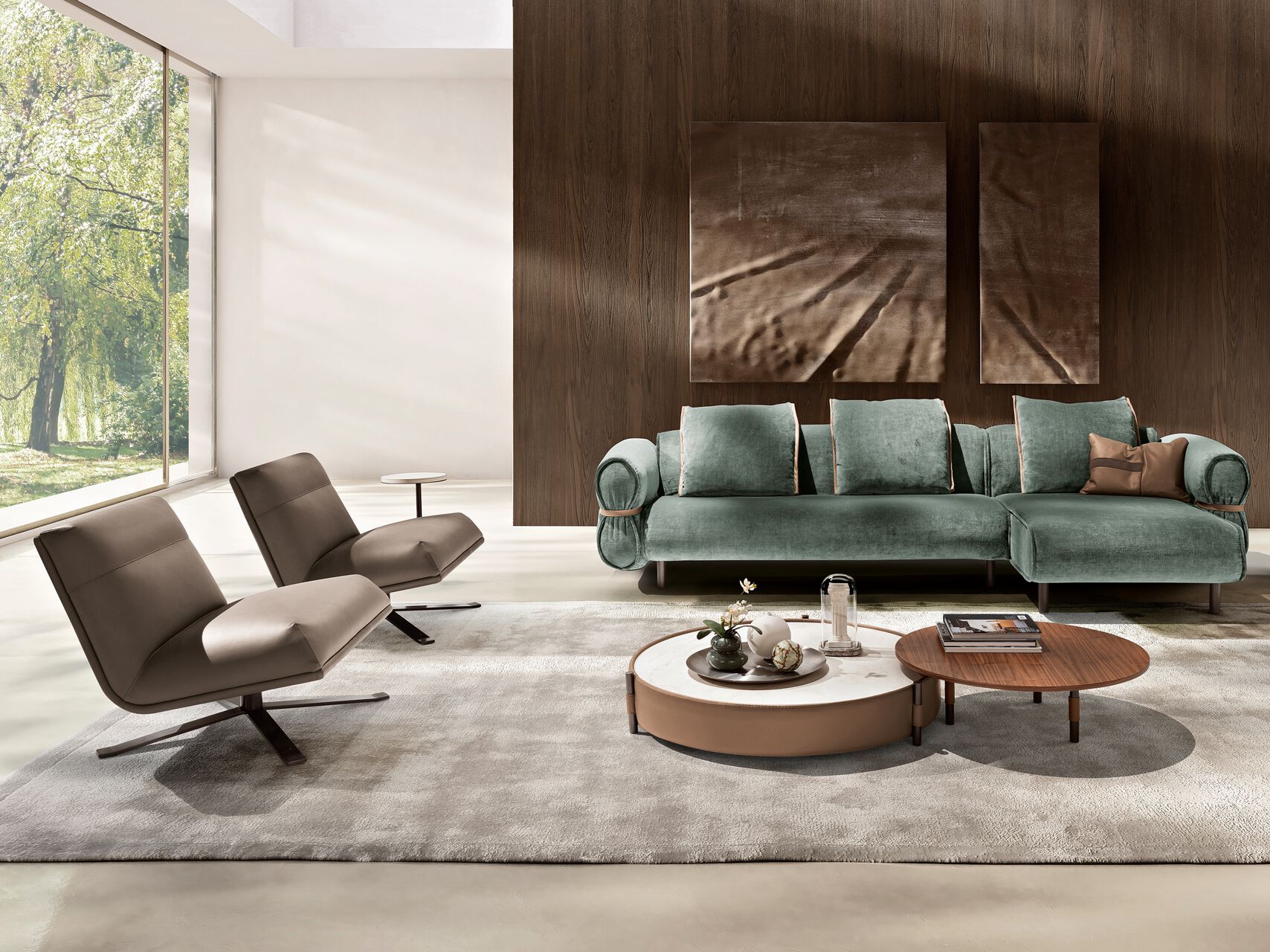 3-местный диван с полуостровом Max Divani BonBon ARCH-00011292 - Вид №3