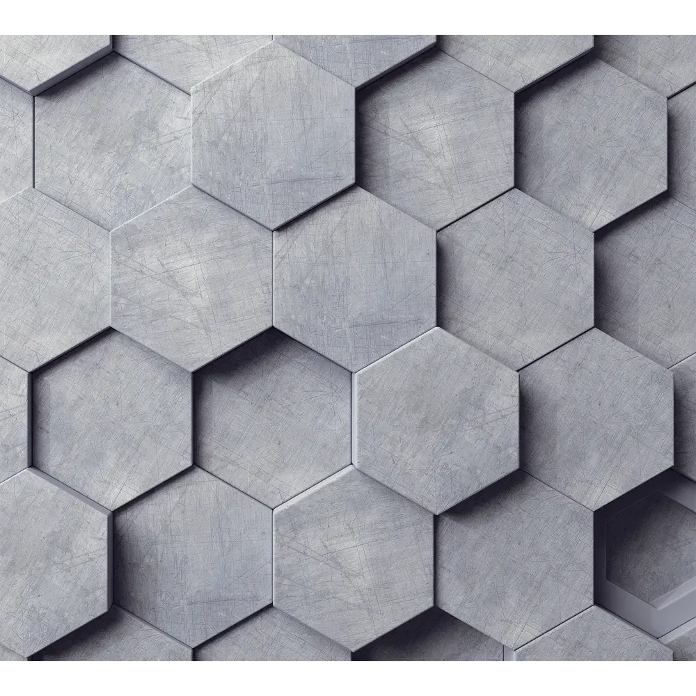 Фотообои Бетонная мозаика флизелиновые, 300x270 см, L13-263 FBRUSH 3D FLIZART STLM-2211420