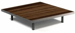 Quinze & Milan Низкий квадратный деревянный журнальный столик M2