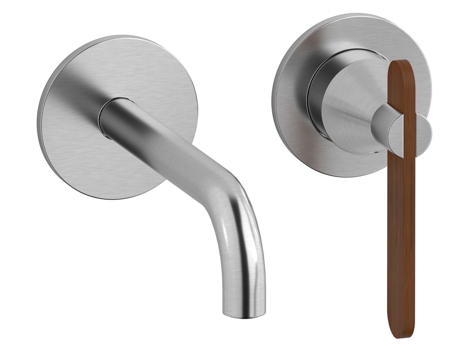 Смеситель для раковины с 2 отверстиями и автоматическим сливом IB Soho ARCH-00132917