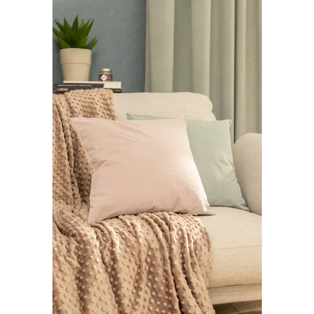Подушка Merida 45x45 см цвет пыльно-розовый 85229699 STLM-2079154 SEASONS  - Вид №4