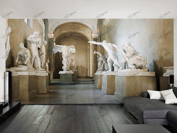 GLAMORA Виниловые обои trompe l'oeil Museum sun-id-1413526