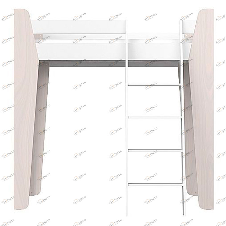 Кровать-чердак 169х88 см Line M белая ELLIPSE ELLIPSE LINE 351620 Белый;молочный Santreyd 