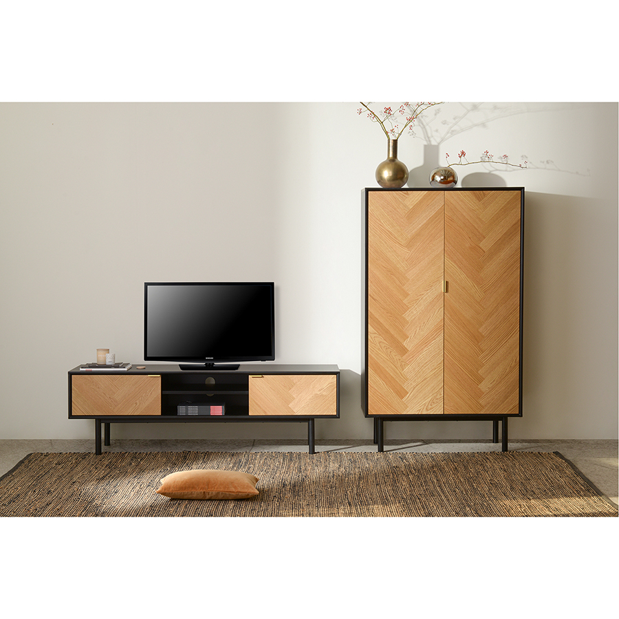 42163160 Шкаф , calvi, 95х40х160 см Unique Furniture  - Вид №6