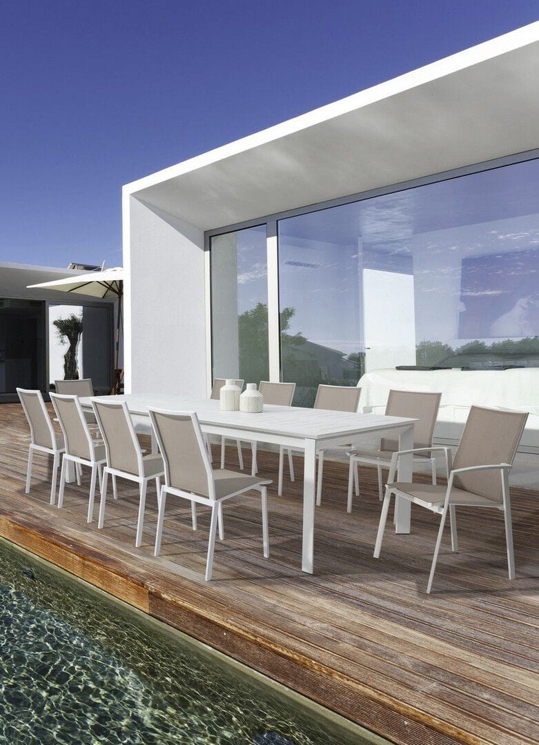 Алюминиевый штабелируемый садовый стул BIZZOTTO Cruise ARCH-00104047 - Вид №13