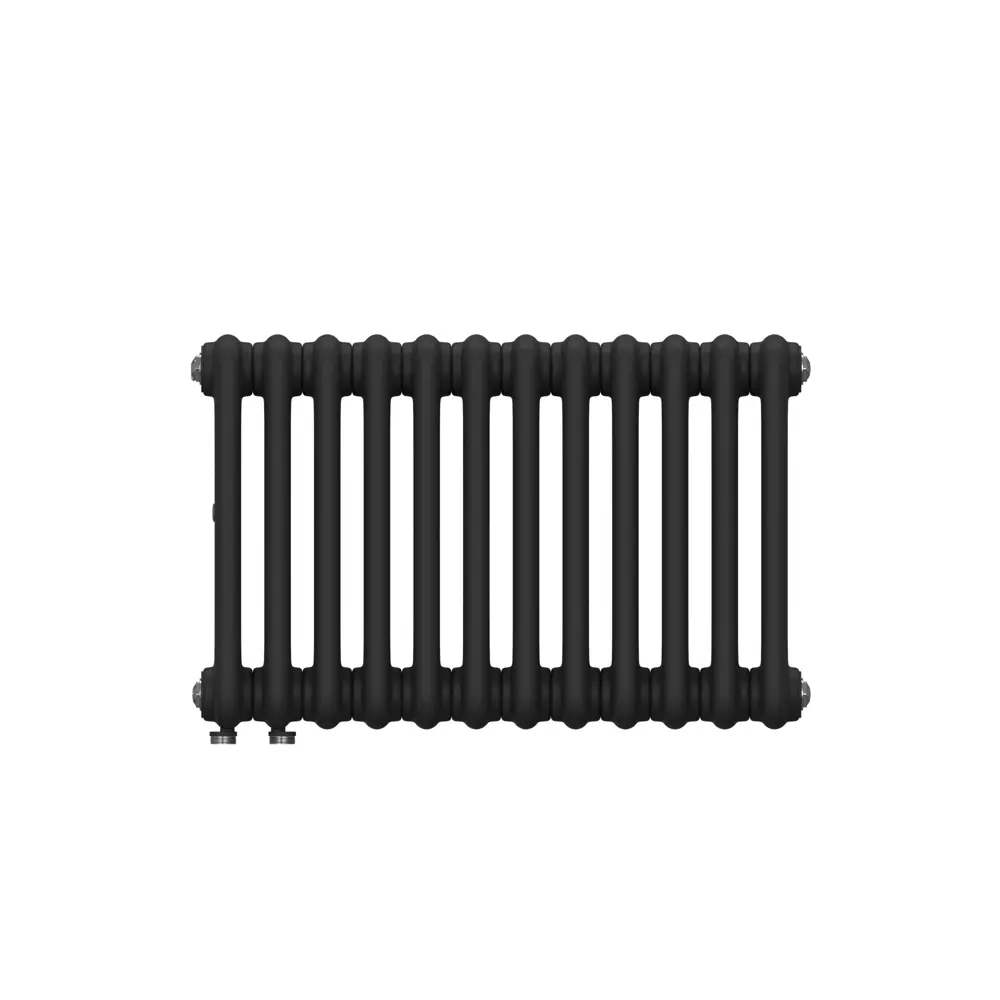 Радиатор трубчатый Rifar Tubog TUB 3037-12AN DV1 300/107 12 секций нижнее подключение сталь черный 89350360 STLM-2139196 - Вид №1