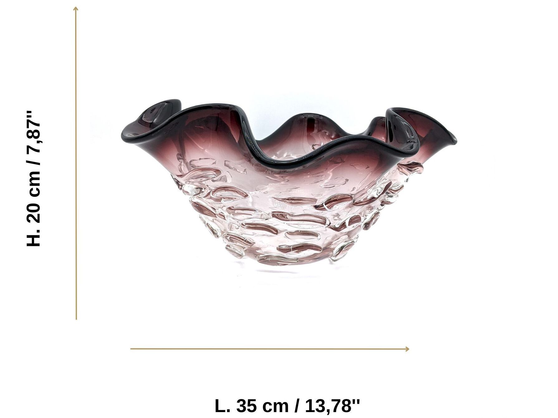 Центральные элементы из муранского стекла ручной работы YourMurano Design Bowls ARCH-00148016 - Вид №6