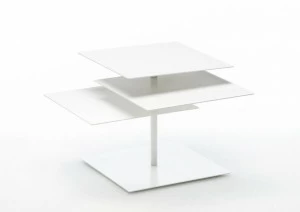 Living Divani Квадратный металлический журнальный столик