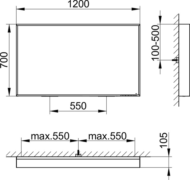 33097ZZ1503 Зеркало с подсветкой KEUCO Plan - Вид №11