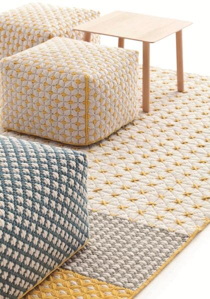 GAN Прямоугольный коврик ручной работы из ткани Silaï sun-id-1498932 - Вид №14