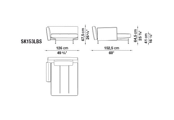 4-местный кожаный диван B&B Italia SAKé ARCH-00129422 - Вид №4