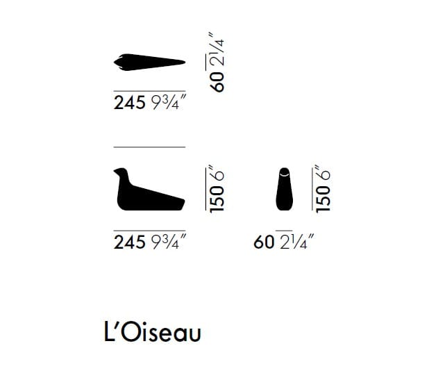 Керамическая скульптура VITRA L‘OISEAU ARCH-00020590 - Вид №2