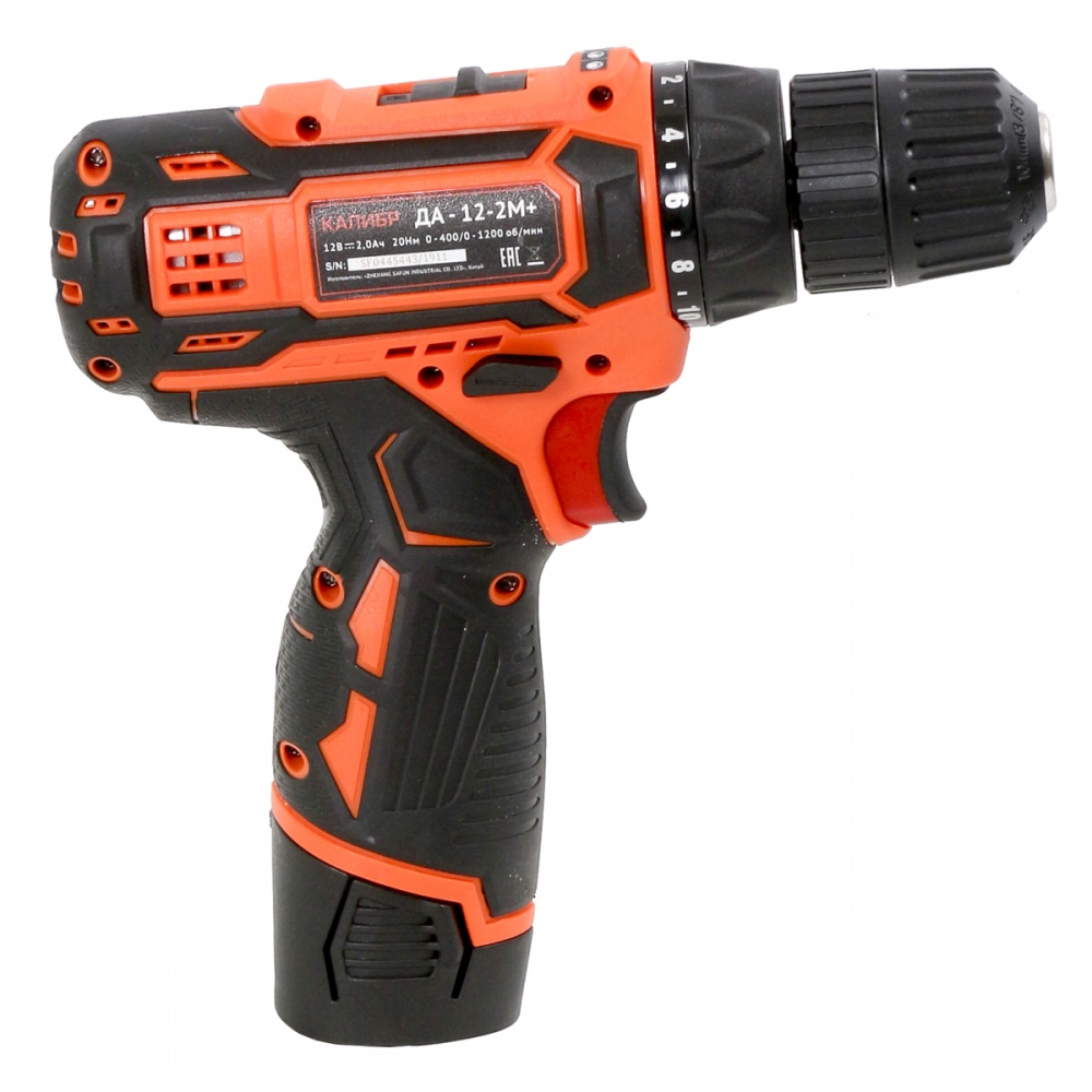 75097 Калибр Аккумуляторная дрель (Li-Ion) ДА-12-2М+  - Вид №1