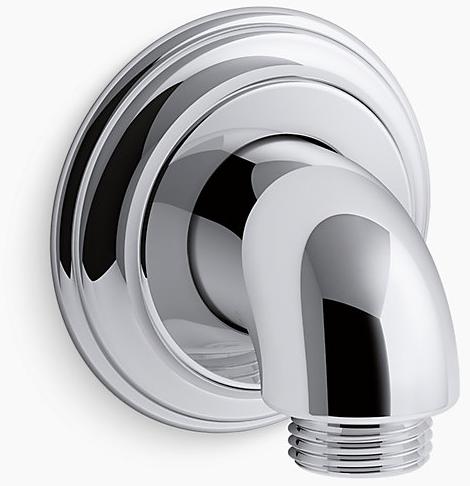 KOHLER Настенный приточный патрубок Bancroft с обратным клапаном K-22173-SN  - Вид №1