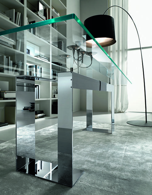 Tonelli Design Прямоугольный стеклянный стол Miles sun-id-1486624 - Вид №3