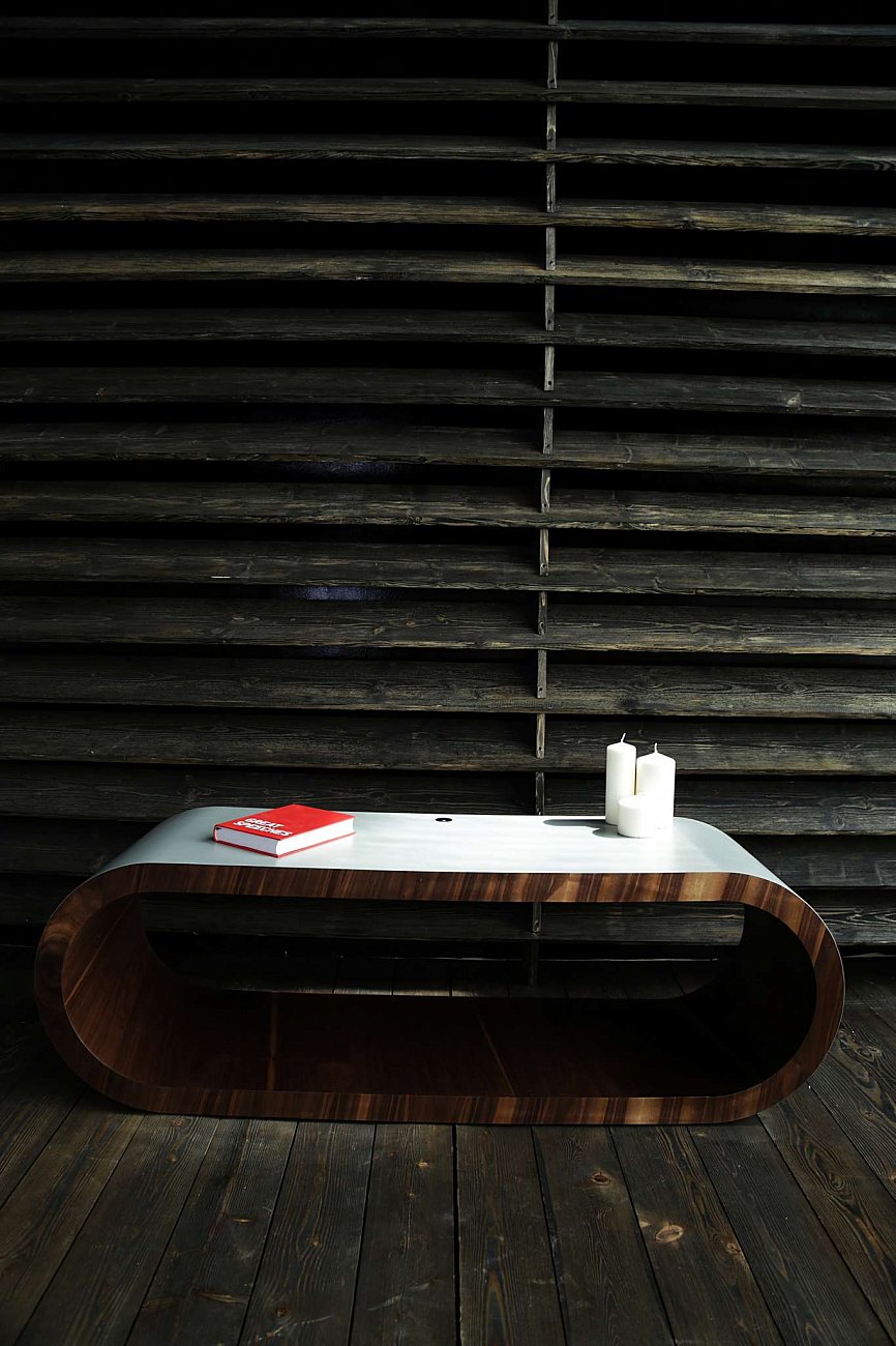 Тумба под телевизор дизайнерская белая "Цикл" от Odingeniy ODINGENIY ЦИКЛ 178281 Белый  - Вид №9