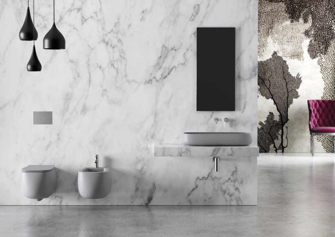 33130101.01 Биде подвесное 550х335х450 мм Alice Ceramica Nur Белый глянцевый - Вид №7