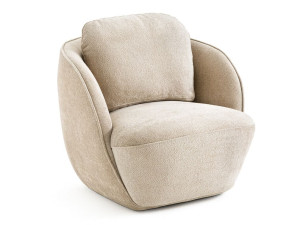 Тканевое кресло с подлокотниками