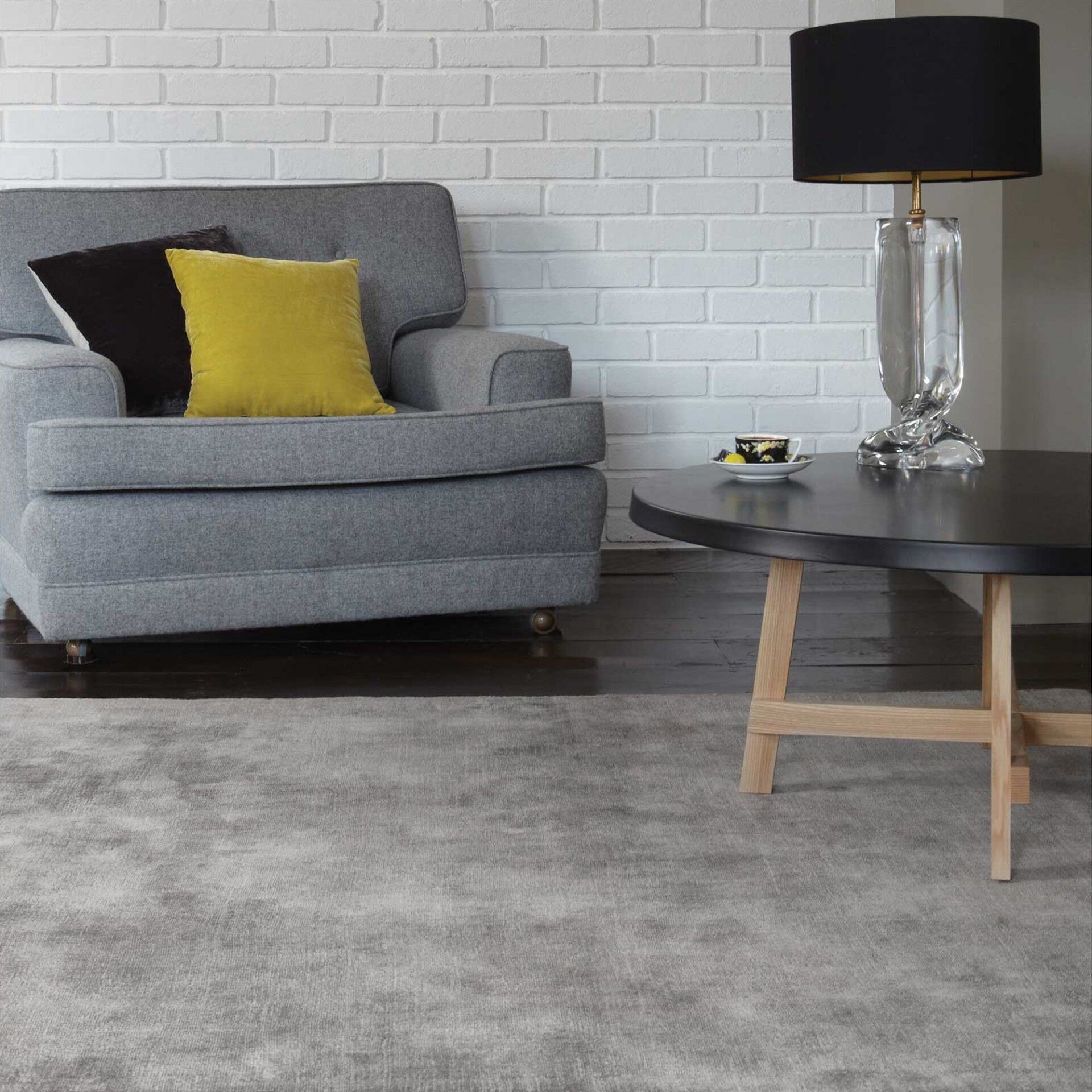 Сплошной цвет прямоугольный ковер Ademi Exclusive ARCH-00105015 - Вид №11