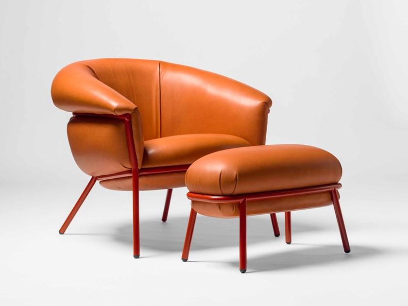 BD Barcelona Design Кожаное кресло с подлокотниками Grasso sun-id-1473829 - Вид №2