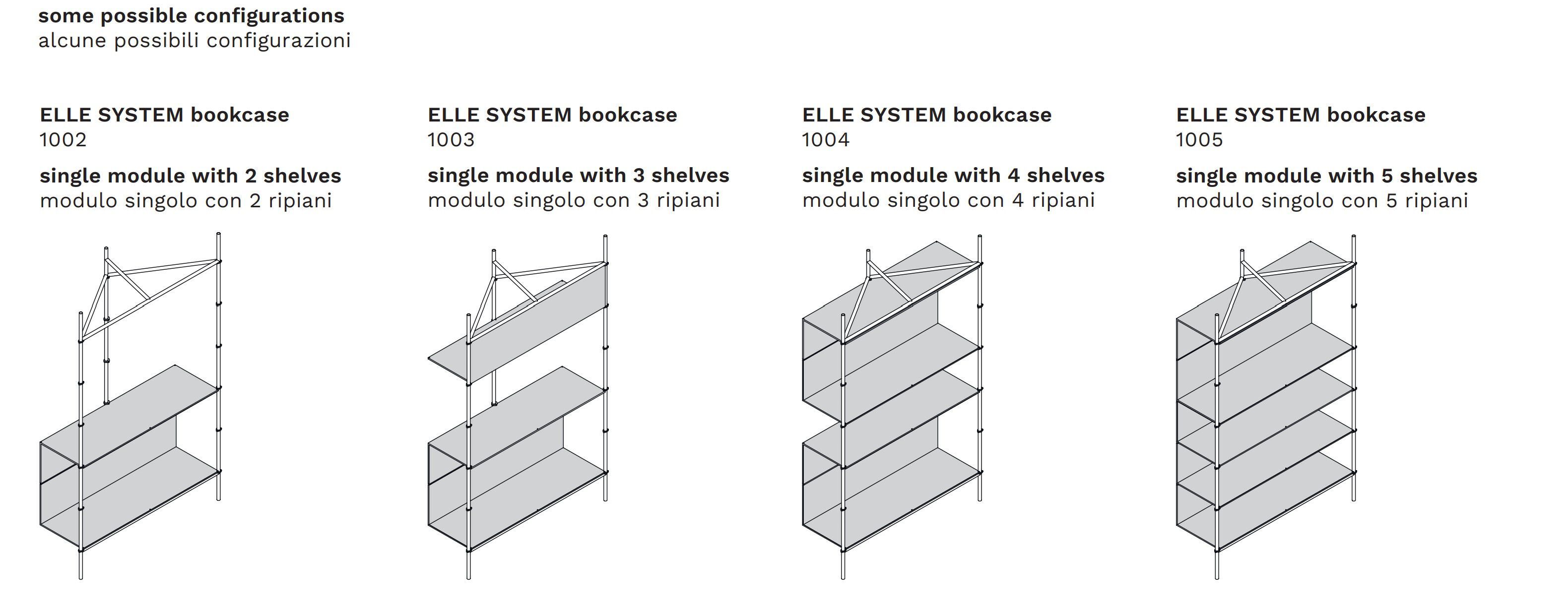 Модульный металлический книжный шкаф Mara ELLE ARCH-00011211 - Вид №8
