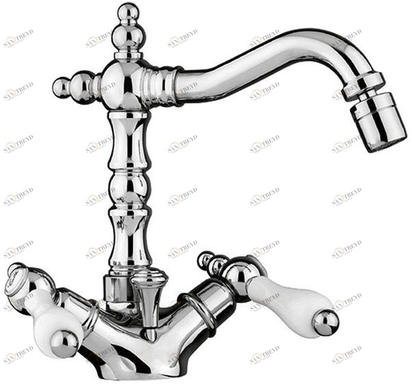 Rubinetteria Giulini Смеситель для биде с регулируемым изливом Praga - praga crystal Fs7558a