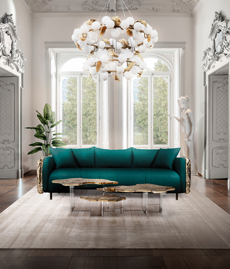 0-147 Серебряный центральный стол Monet Boca Do Lobo  - Вид №19