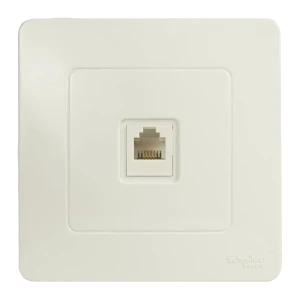 Телефонная розетка встраиваемая Systeme Electric Blanca RJ11 цвет белый