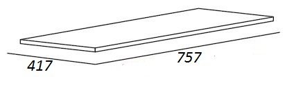 Мебель для ванной CEZARES CADRO 80 Bianco Ghiaccio  - Вид №8