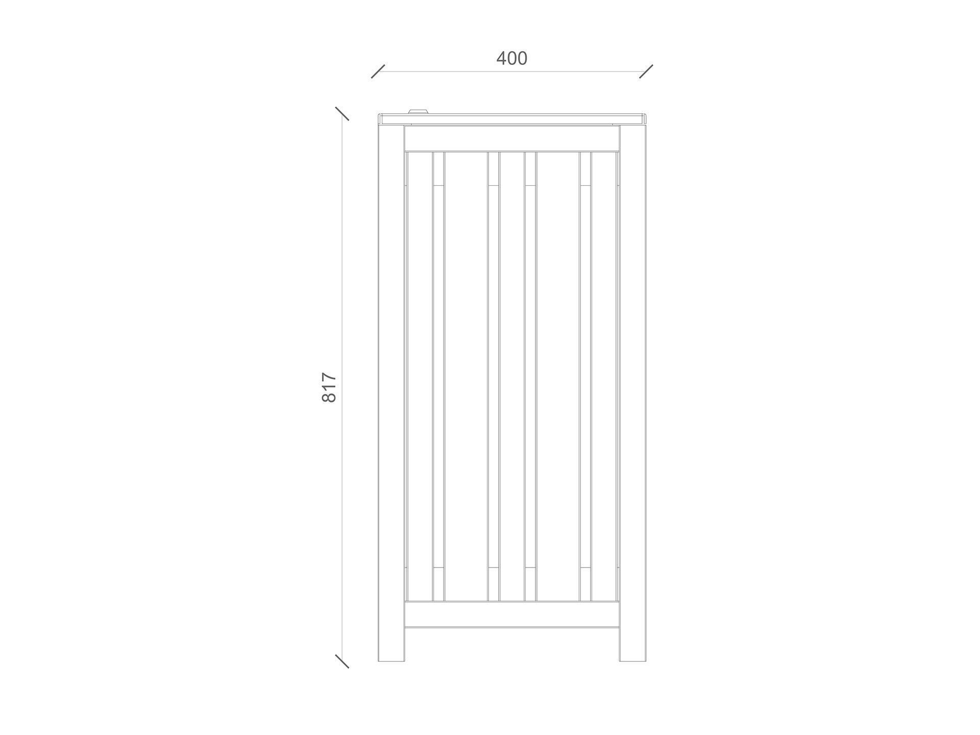Корзина для мусора в okumè Lazzari Braies ARCH-00011413 - Вид №4