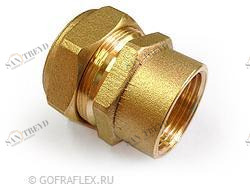 Муфта труба-внутренняя резьба (мама) 20мм * 3/4 дюйма Flexible hose Россия BIC20