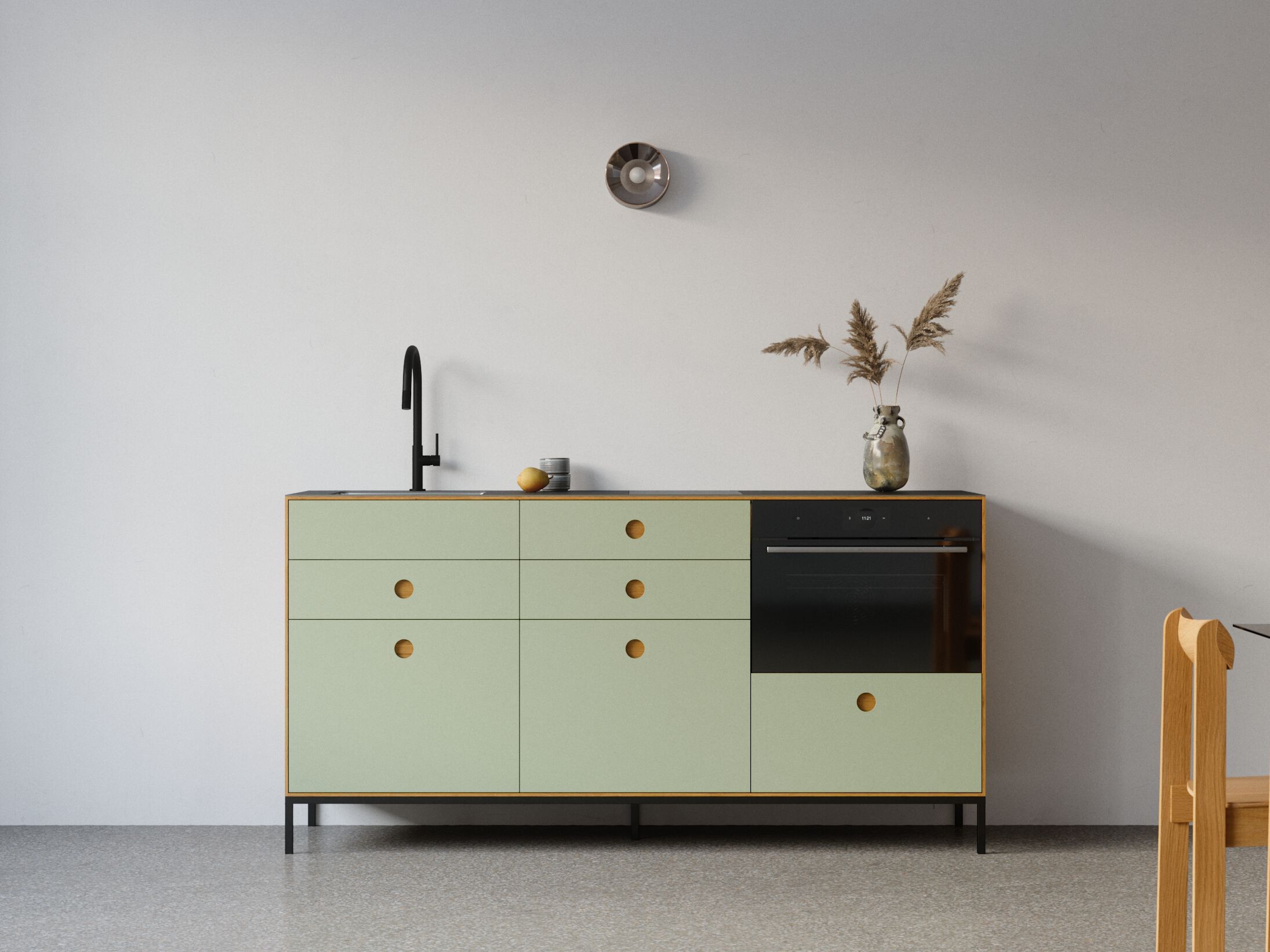 Встроенная кухня Neuvermoebelt TINY KITCHEN "OFFICE" ARCH-00072218 - Вид №1