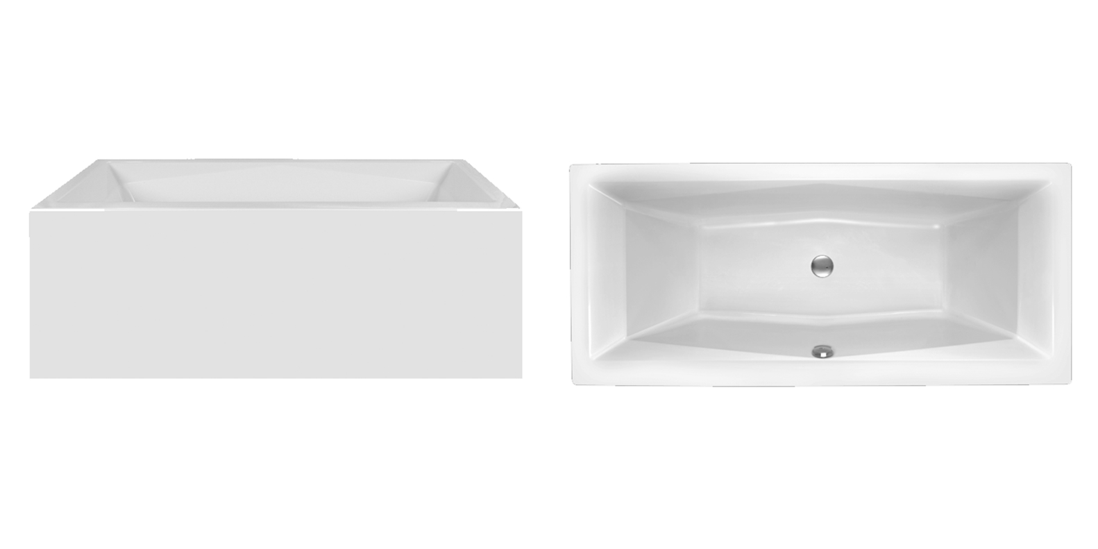 Mauersberger Ванна минеральная прямоугольная 180x80 RILA 6018080101 - Вид №1