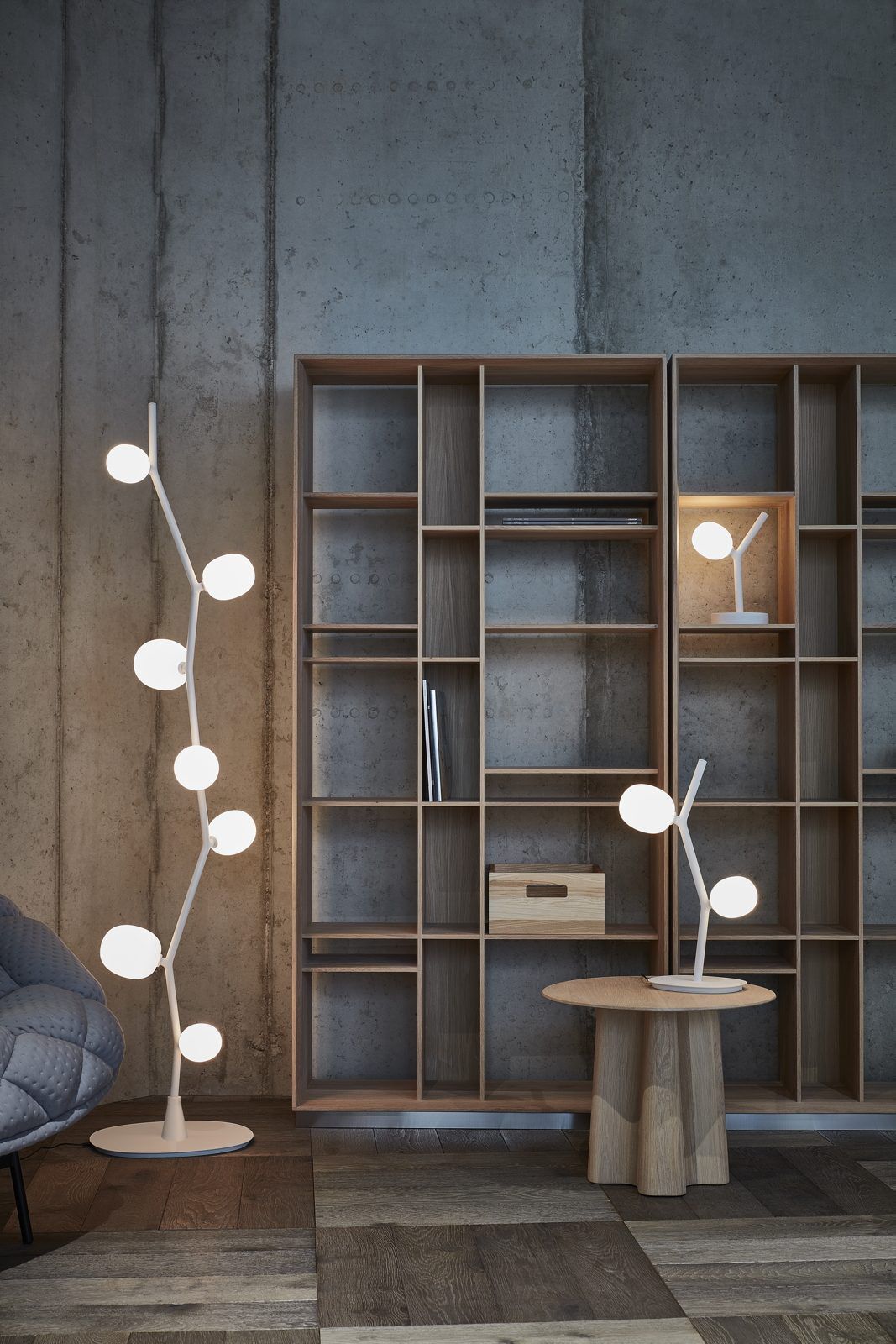 Напольная лампа из дутого стекла и металла BROKIS Ivy ARCH-00099533 - Вид №6