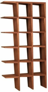 Morelato Открытый двухсторонний книжный шкаф из орехового дерева  Art. 3620/n