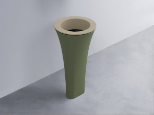 AMLA45-AV+AMPILT-N+AMCOLT-AG Раковина Amedeo Tondo отдельностоящая cielo Enjoy + Amedeo