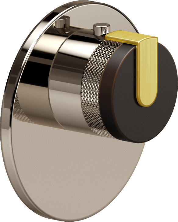 E-8027-R1OBE-L1BB-PN-T Термостатический переключатель 3/4-Внешняя часть GRAFF MOD+