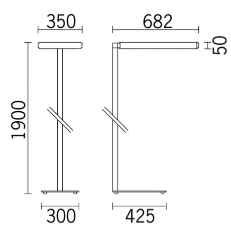 Экструдированный алюминиевый светодиодный торшер iGuzzini iPlan ARCH-00087368 - Вид №3