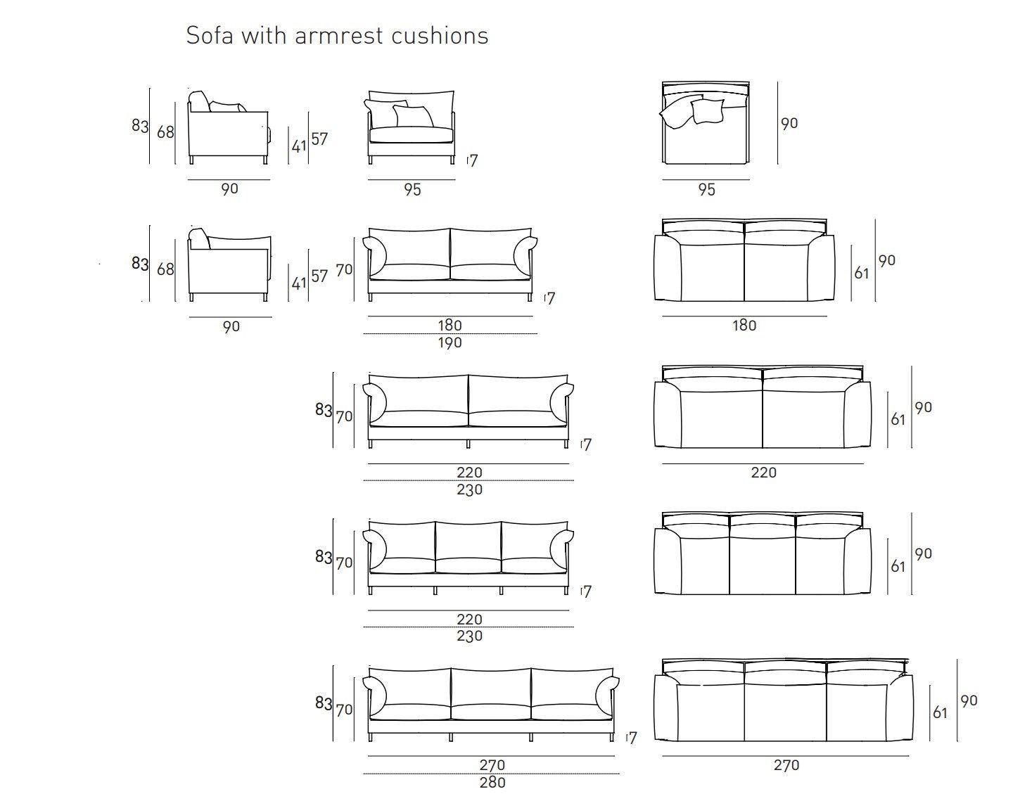 Съемный диван Living Divani сорочка ARCH-00137406 - Вид №5