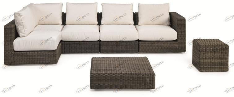 Ethimo Модульный угловой садовый диван Cube sun-id-1485721