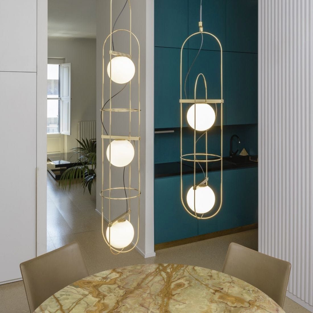 Подвесной светильник из дутого стекла FontanaArte Setareh ARCH-00090953 - Вид №8