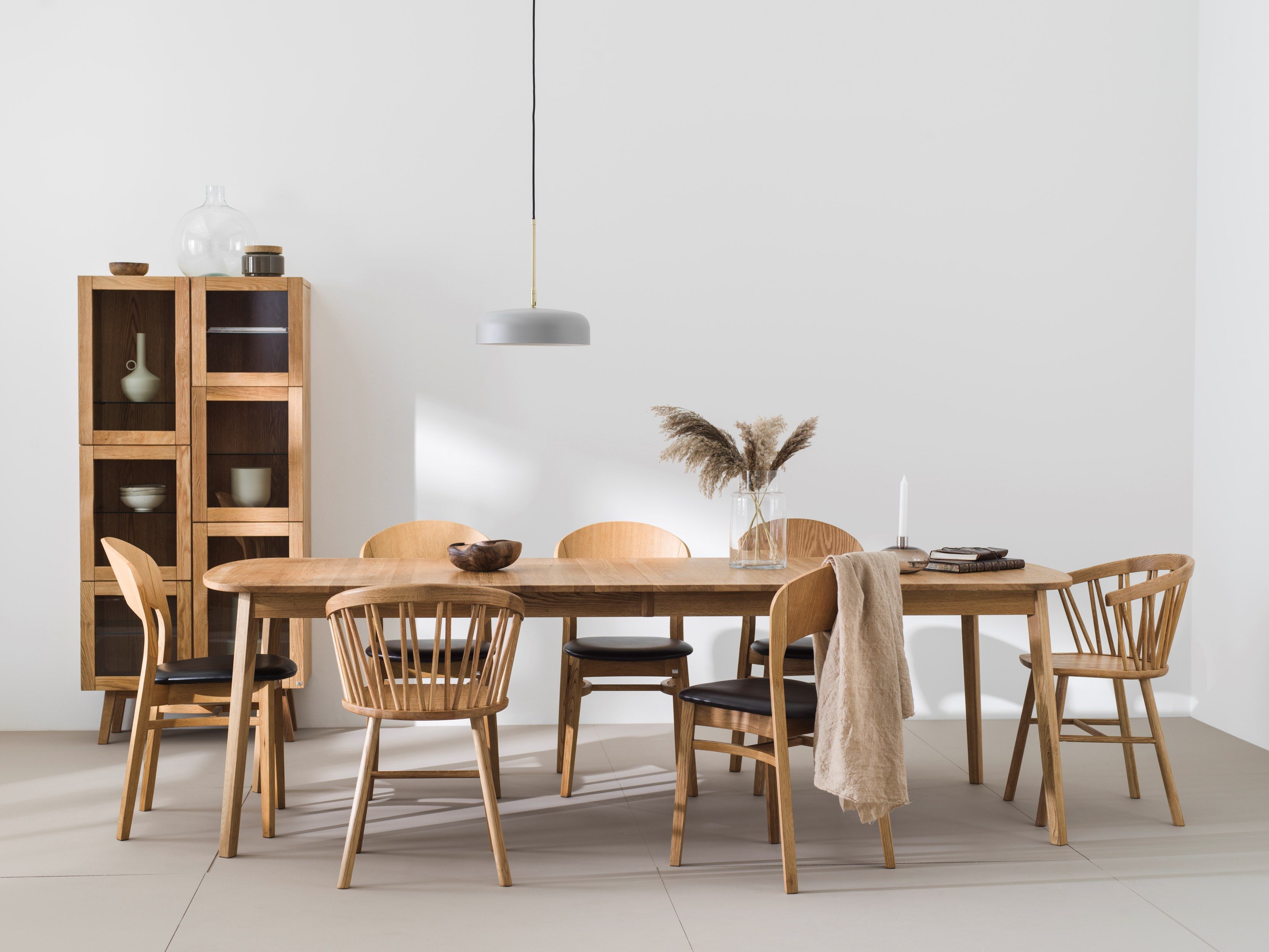 Прямоугольный выдвижной стол из белого промасленного дуба Hans K Rainbow ARCH-00085921 - Вид №3