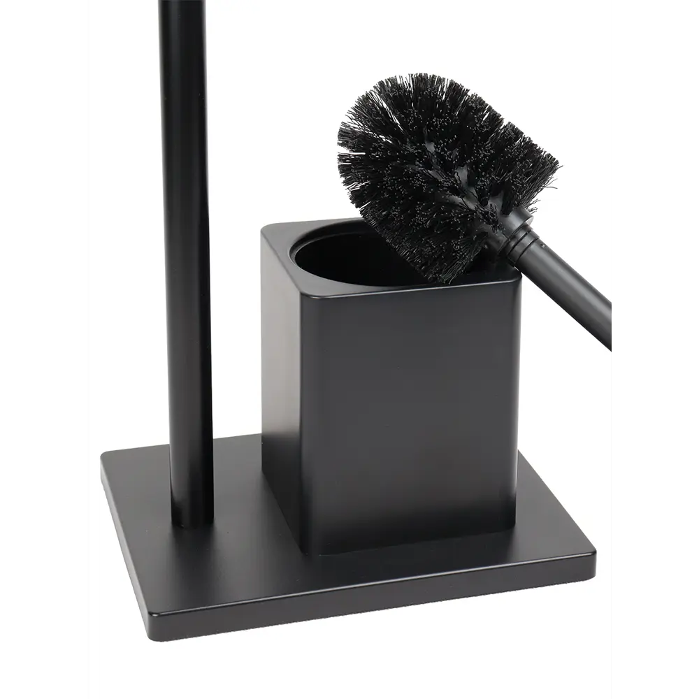 Стойка-ерш для унитаза арчи пластик/бамбук черный Santreyd STLM-2096548 - Вид №2