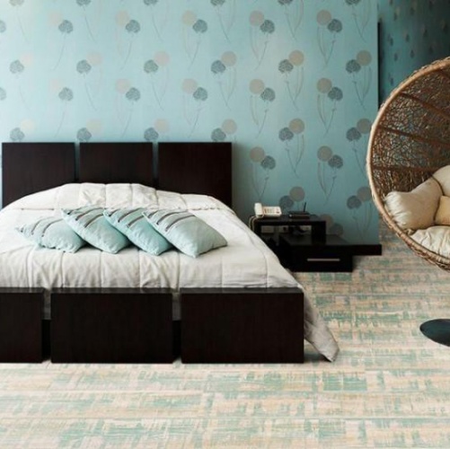 Пробка CorkStyle Wood XL Color Quartzite Mint (Гладкая) 1235х200 мм 1000900020 - Вид №1