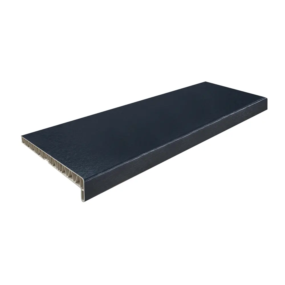 Подоконник FINEBER ПВХ 2000x400 мм антрацит для современного интерьера 87893742 STLM-0893784 - Вид №1