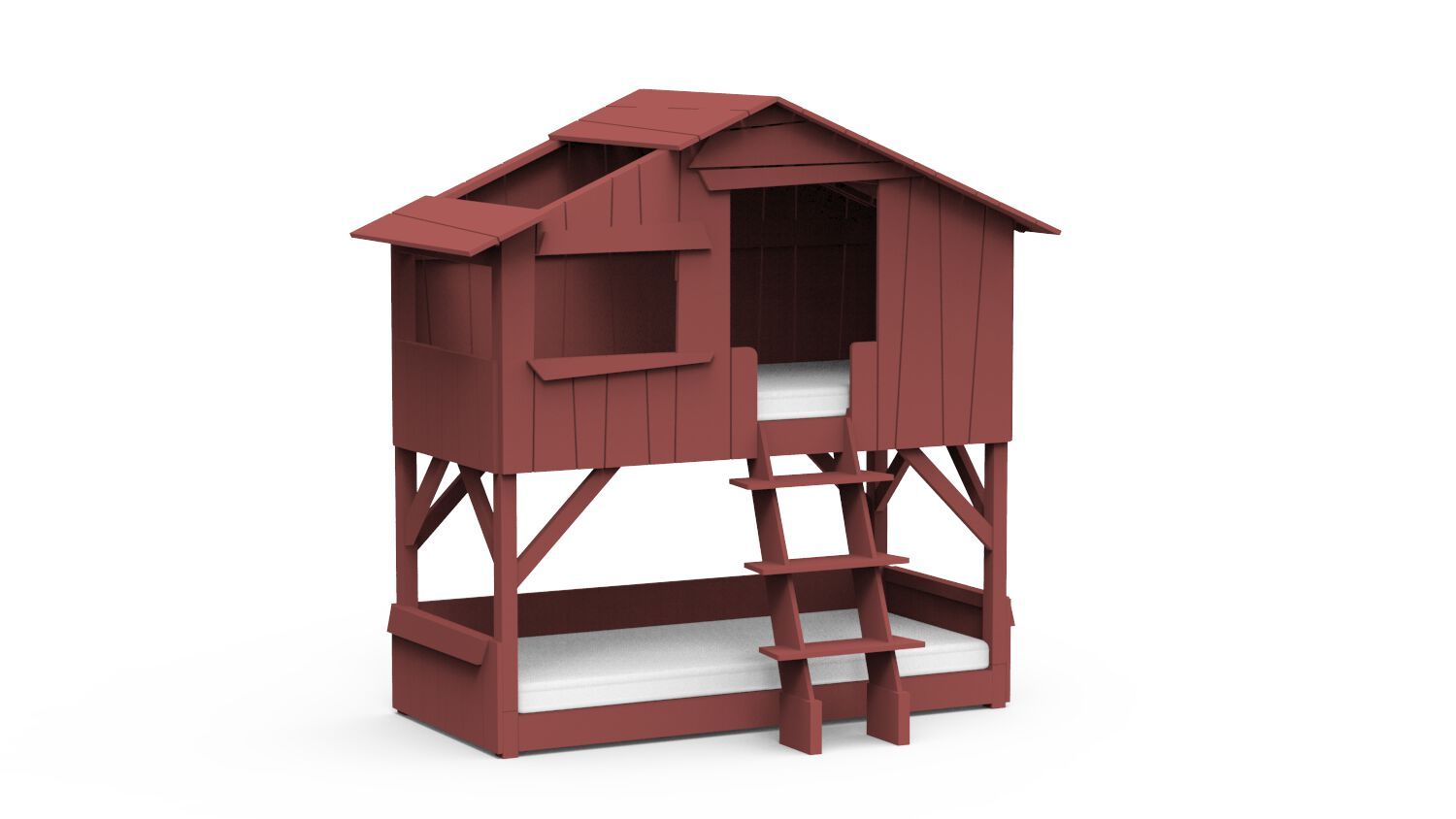 Двухъярусная кровать из МДФ Mathy by Bols TREEHOUSE BEDS &amp ARCH-00140859 - Вид №18