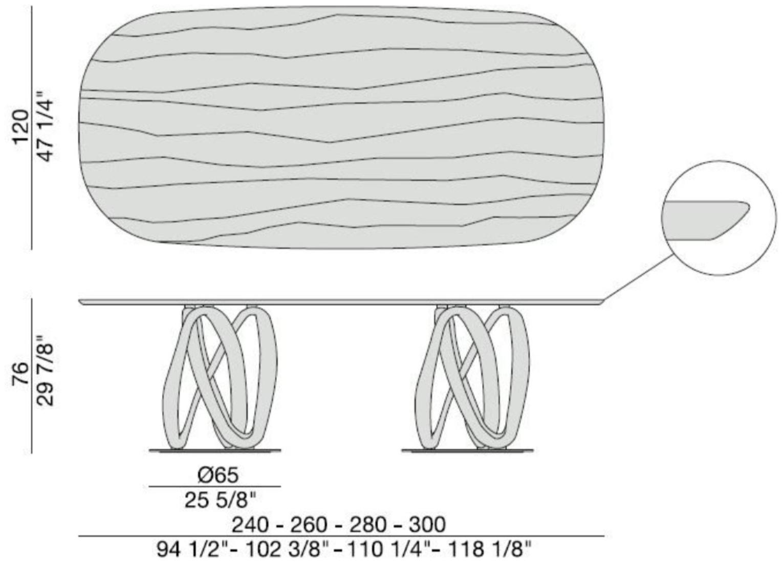 Porada Овальный стол из ореха Iron sun-id-1434785 - Вид №1