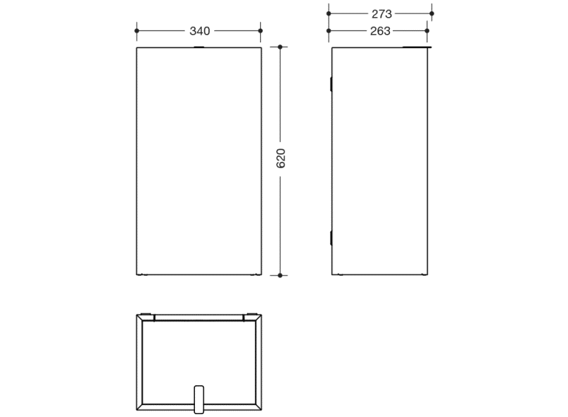 900.05.00460 корзина для бумаг HEWI System 900 - Вид №4